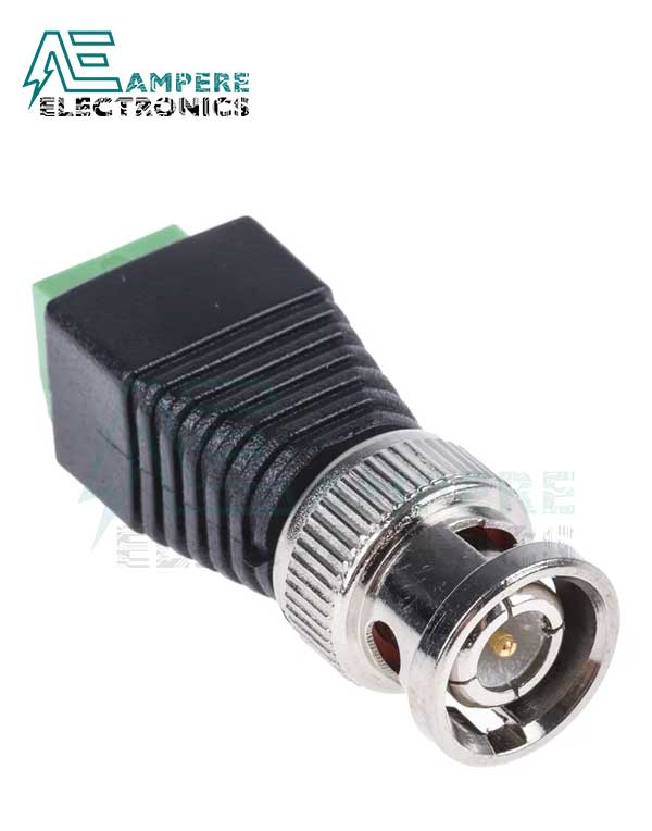 Male BNC Plug to Screw Terminal