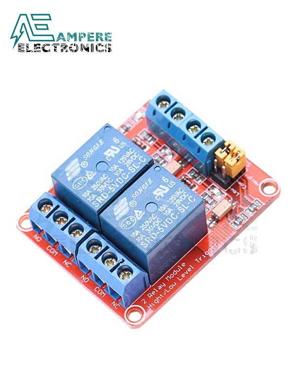 5Vdc Relay Module 2 Channel - H/L Trigger